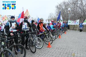 В Улан-Удэ прошел велопробег «Звезда Победы»