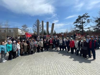 Торжественный митинг, посвященный 79-ой годовщине Победы в Великой Отечественной войны.