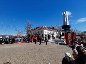 Торжественные митинги, возложение цветов к бюстам Героев Советского Союза посвященные 78-й годовщине Победы в Великой Отечественной Войне 1941-1945 гг.